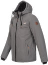 Alessandro Salvarini Herren Winter Jacke AS321 Dunkelgrau Größe L - Gr. L