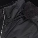 Navahoo Mangala Princess Damen Winterjacke mit Teddyfell B873 Schwarz-Gr.S