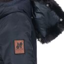 Navahoo Mangala Princess Damen Winterjacke mit Teddyfell B873 Navy-Gr.XS