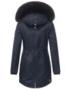 Navahoo Mangala Princess Damen Winterjacke mit Teddyfell B873 Navy-Gr.XL