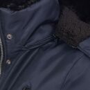 Navahoo Mangala Princess Damen Winterjacke mit Teddyfell B873 Navy-Gr.XL