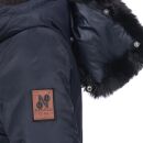 Navahoo Mangala Princess Damen Winterjacke mit Teddyfell B873 Navy-Gr.XL