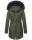 Navahoo Mangala Princess Damen Winterjacke mit Teddyfell B873 Grün-Gr.XS