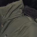 Navahoo Mangala Princess Damen Winterjacke mit Teddyfell B873 Grün-Gr.XL