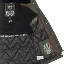 Navahoo Mangala Princess Damen Winterjacke mit Teddyfell B873 Grün-Gr.XL