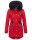 Navahoo Mangala Princess Damen Winterjacke mit Teddyfell B873 Rot-Gr.XS