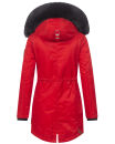 Navahoo Mangala Princess Damen Winterjacke mit Teddyfell B873 Rot-Gr.M