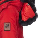 Navahoo Mangala Princess Damen Winterjacke mit Teddyfell B873 Rot-Gr.M