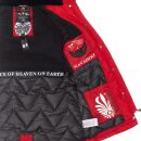 Navahoo Mangala Princess Damen Winterjacke mit Teddyfell B873 Rot-Gr.M