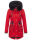 Navahoo Mangala Princess Damen Winterjacke mit Teddyfell B873 Rot-Gr.M