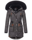 Navahoo Mangala Princess Damen Winterjacke mit Teddyfell...