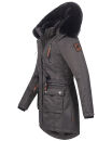 Navahoo Mangala Princess Damen Winterjacke mit Teddyfell B873 Anthra-Gr.XL