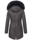 Navahoo Mangala Princess Damen Winterjacke mit Teddyfell B873 Anthra-Gr.XL