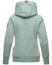 Navahoo Damen Sweatshirt Hoodie mit Kapuze B563 Dusty Mint Melange Größe M - Gr. 38