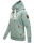 Navahoo Damen Sweatshirt Hoodie mit Kapuze B563 Dusty Mint Melange Größe M - Gr. 38