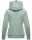Navahoo Damen Sweatshirt Hoodie mit Kapuze B563 Dusty Mint Melange Größe L - Gr. 40