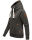 Navahoo Damen Sweatshirt Hoodie mit Kapuze B563 Dark Grey Melange Größe XS - Gr. 34