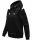 Navahoo Zuckerbärchen Damen Hoodie Sweatshirt Pullover mit Kapuze B901 Schwarz-Gr.XXL