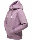 Navahoo Zuckerbärchen Damen Hoodie Sweatshirt Pullover mit Kapuze B901 D.Lila-Gr.S