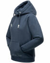 Navahoo Zuckerbärchen Damen Hoodie Sweatshirt Pullover mit Kapuze B901 D.Blue-Gr.XL