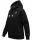 Navahoo Goldfee Damen Sweatshirt Hoodie Pullover Pulli Sweater Kapuze B800 Schwarz-Gr.L