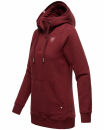 Navahoo Zauberelfe Damen Hoodie Pulli Sweater mit Kapuze B903 Bordeaux-Gr.XS