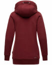 Navahoo Zauberelfe Damen Hoodie Pulli Sweater mit Kapuze B903 Bordeaux-Gr.XS