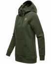 Navahoo Zauberelfe Damen Hoodie Pulli Sweater mit Kapuze B903 Olive-Gr.L