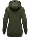 Navahoo Zauberelfe Damen Hoodie Pulli Sweater mit Kapuze B903 Olive-Gr.L