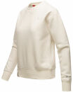 Navahoo Zuckerschnecke Damen Pullover Pulli Sweatshirt Sweater B904 Offwhite-Gr.L
