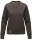Navahoo Zuckerschnecke Damen Pullover Pulli Sweatshirt Sweater B904 D.-Grau-Gr.S