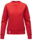 Navahoo Zuckerschnecke Damen Pullover Pulli Sweatshirt Sweater B904 Rot-Gr.XS