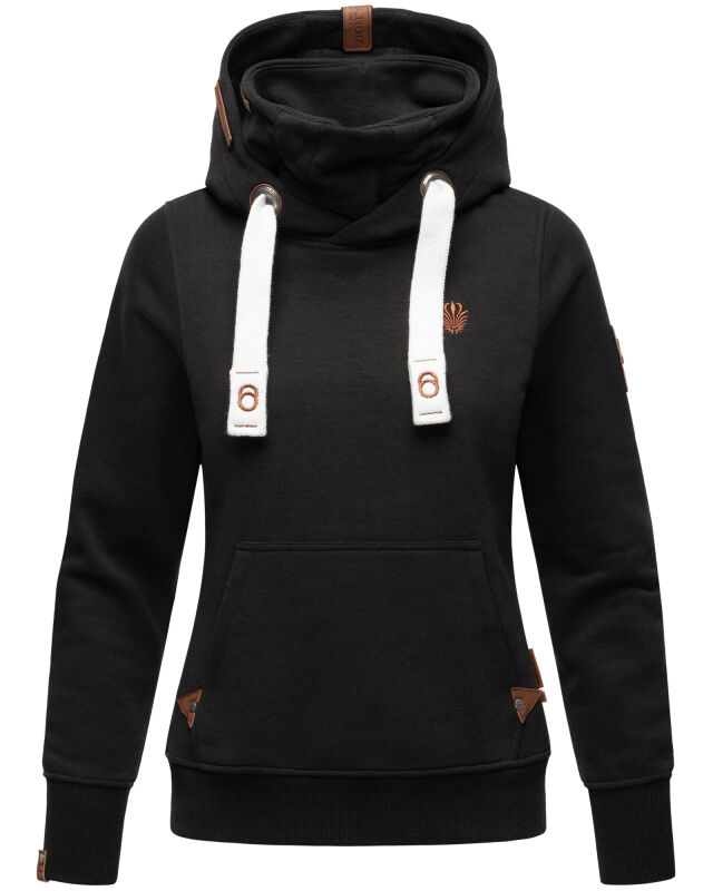 Navahoo Raniaa Damen Kapuzenpullover Hoodie B687 Schwarz Größe XS - Gr. 34