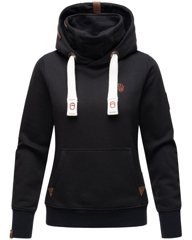 Navahoo Raniaa Damen Kapuzenpullover Hoodie B687 Navy Größe S - Gr. 36