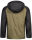 Arctic Seven Herren Regenjacke AS324 Olive/Schwarz Größe XL - Gr. XL