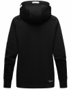 Navahoo Airii Damen Kapuzenpullover Sweatshirt Hoodie Longline B906 Schwarz Größe XL - Gr. 42