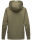 Navahoo Airii Damen Kapuzenpullover Sweatshirt Hoodie Longline B906 Olive - Melange Größe S - Gr. 36