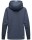 Navahoo Airii Damen Kapuzenpullover Sweatshirt Hoodie Longline B906 Blau - Melange Größe S - Gr. 36