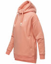Navahoo Silberengelchen Damen Kapuzenpullover Sweatshirt Longline B906 Apricot-Gr.XXL