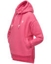 Navahoo Silberengelchen Damen Kapuzenpullover Sweatshirt Longline B906 Pink-Gr.XXL