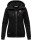 Marikoo Setsunaa Damen Sweatjacke Hoodie Pullover Pulli Sweater Kapuze B907 Schwarz-Gr.XS