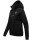 Marikoo Setsunaa Damen Sweatjacke Hoodie Pullover Pulli Sweater Kapuze B907 Schwarz-Gr.XS