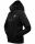 Marikoo Setsunaa Damen Sweatjacke Hoodie Pullover Pulli Sweater Kapuze B907 Schwarz-Gr.XS