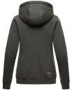 Marikoo Setsunaa Damen Sweatjacke Hoodie Pullover Pulli Sweater Kapuze B907 D.Grau-Mel.-Gr.M