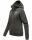 Marikoo Setsunaa Damen Sweatjacke Hoodie Pullover Pulli Sweater Kapuze B907 D.Grau-Mel.-Gr.M