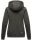 Marikoo Setsunaa Damen Sweatjacke Hoodie Pullover Pulli Sweater Kapuze B907 D.Grau-Mel.-Gr.M