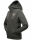 Marikoo Setsunaa Damen Sweatjacke Hoodie Pullover Pulli Sweater Kapuze B907 D.Grau-Mel.-Gr.M