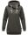 Marikoo Izuyaa Damen Hoodie Pullover Pulli Sweater mit Kapuze B908 D.Grau-Mel.-Gr.M