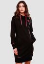 Navahoo Kirschblüte Damen Kleid Longline Hoodie...