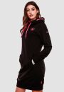 Navahoo Kirschblüte Damen Kleid Longline Hoodie...